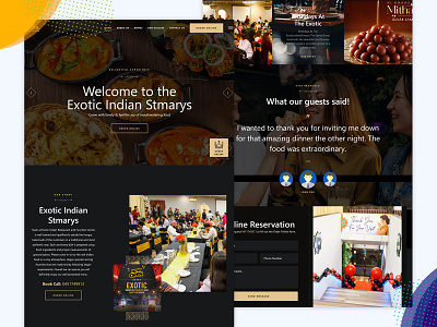 The Team at Exotic Indian Restaurant and Function Centre is well branding design graphic design icon illustration logo typography ui ux vector