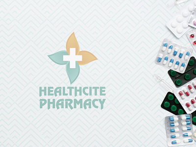 Healthcite Pharmacy branding graphic design health logo pharmacy