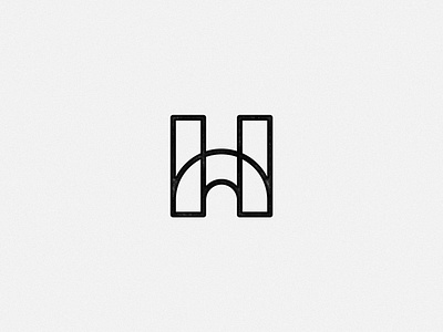 HomeLife Media brand identity brand mark branding bridge geometric h icon identity mark letter lettermark logo marketing media monogram outline pet symbol typography