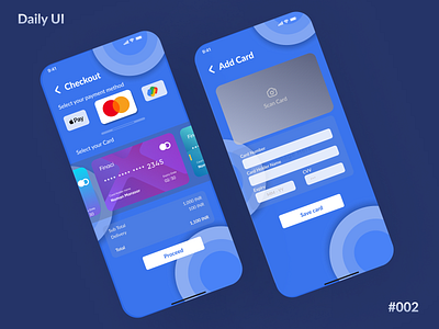 Credit card payment checkout app branding dailyui design graphic design illustration typography ui