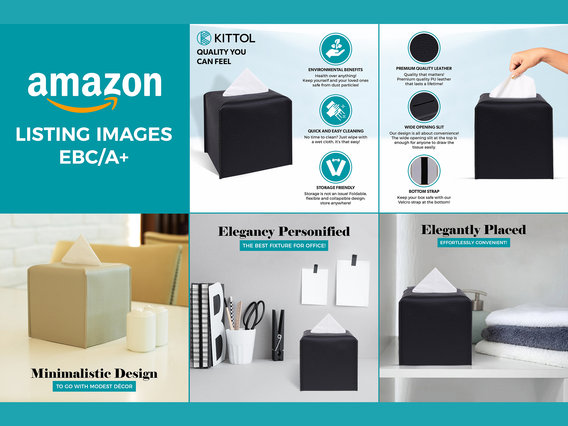 Tissue Box Cover Amazon Listing Images by Mohsin Bashir on Dribbble