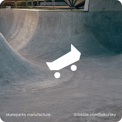 skatepark manufacture logo bakursky branding idenity logo logotype