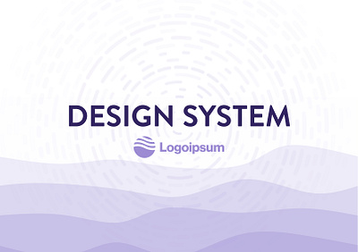 Design System Cover Design branding design minimal product ui ux