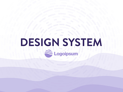 Design System Cover Design branding design minimal product ui ux