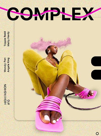 Magazine cover art concept creative design graphic design