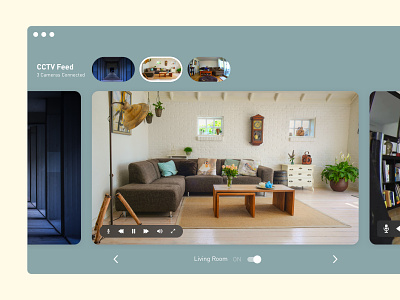 Security Camera Concept app design cameras design iot minimalistic modern security security cameras smart home ui uiux