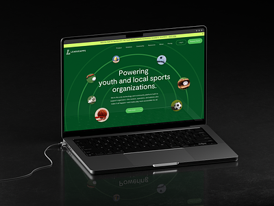 LeagueApps - Youth Sports Homepage branding components design desktop ui homepage marketing sports ui ux web design website website design website ui website ux youth sports