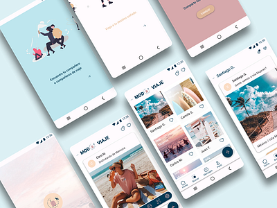 Modo viaje design diseñoui ui ux