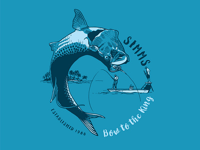Tarpon Arch fishing graphic design illustration tarpon tee tee shirt