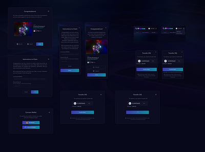 UX/UI Design: NFT auction web app aution design system ui ux web3