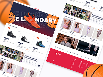 Redesign ecommerce web shoes branding ecommerce graphic design shoes shop snikers ui visual design