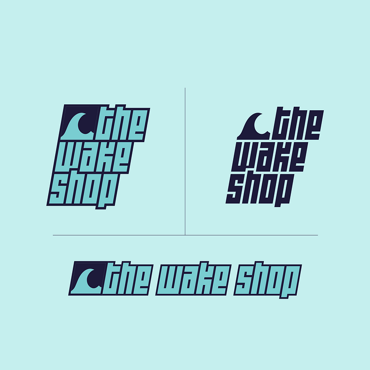 The Wake Shop logo by Shelley Dove on Dribbble