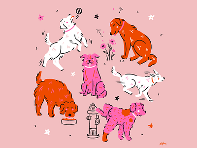 Hill Science Pet Food Doodles design dog dog illustration doodle hand drawn illustration illustrator line art pet pet food procreate