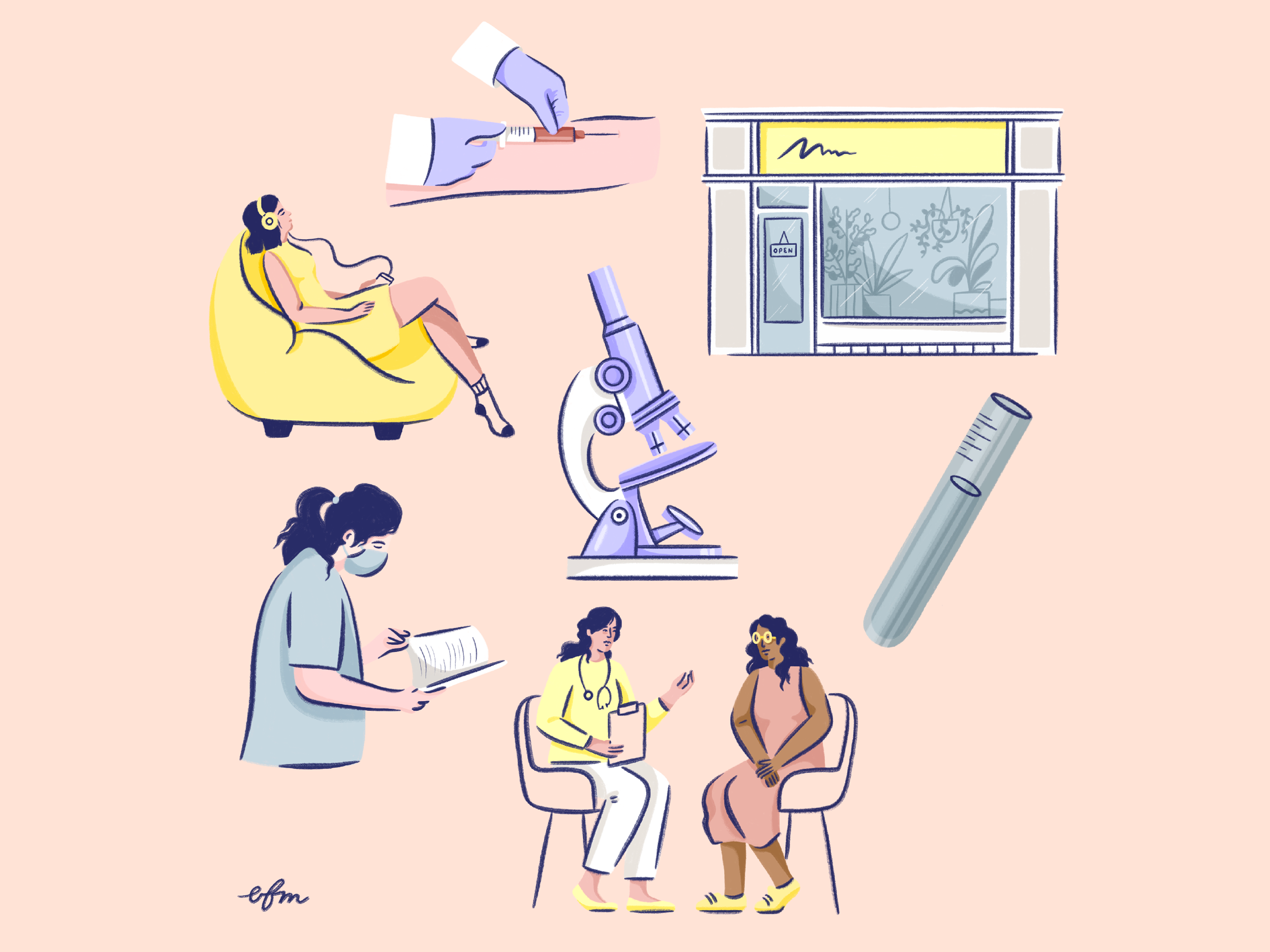 Example of Custom Brand & Editorial Illustration