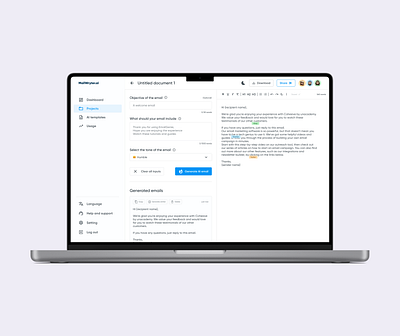 MailWryter.ai - Write better emails, faster with the help of AI ai branding design popular saas trending ui ux web design webapp