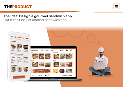 Google UX Design Certification: Project 1 - My Sandwich adobe xd design figma graphic design ui ux