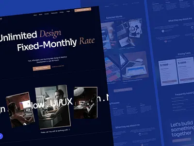 Dezigncy - Solo Design Agency Webflow Template design agency portfolio ui webflow website