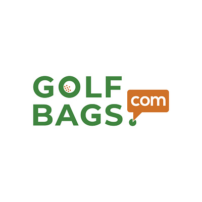 Golf Bag logo branding design golf illustration logo minimalist simple sport vector