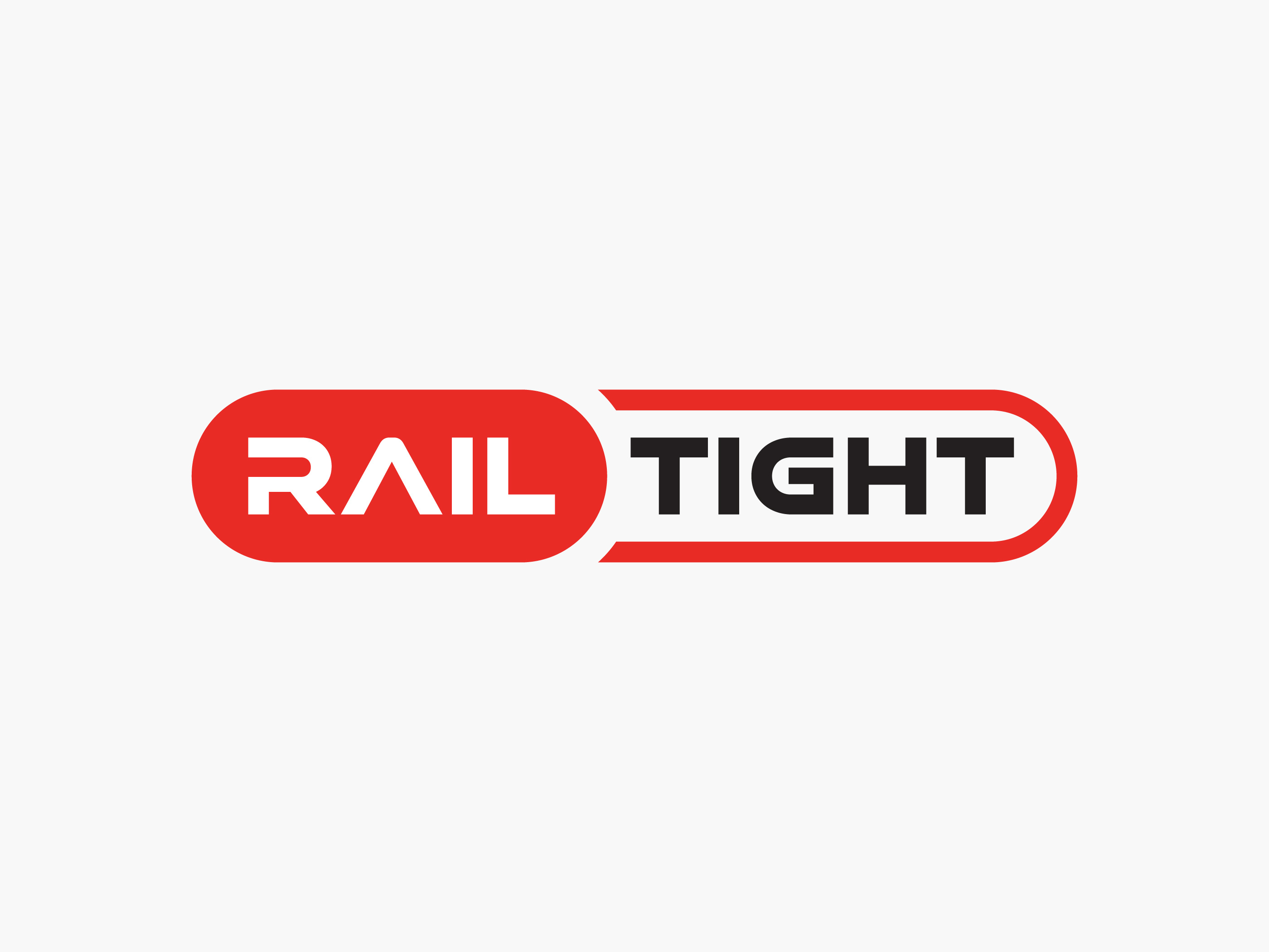 RAILTIGHT logo brandidentity branding creativedesign design designportfolio dribbble illustration logo logodesign minimalist minimallogo mobilitylogo modernlogo railbrand simple transportbranding vector