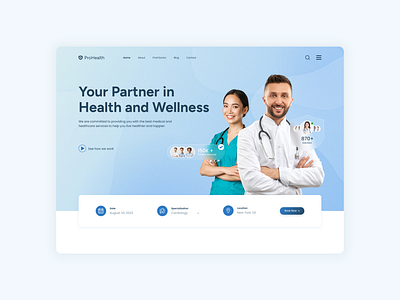 Medical and Healthcare Service Website appointment business clean design figma healthcare center hospital hospital website medical medical service modern professional service ui ui design uiux website design wellness