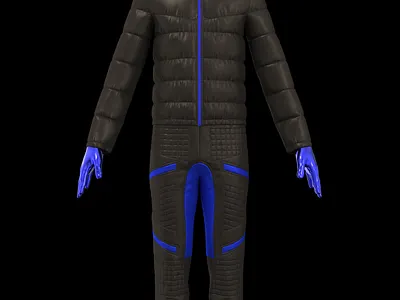 3D PUFFER JACKET 3d animation logo motion graphics
