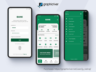 Bank app design User Interfaces bank bank app bank home app bank mobile app design bank ui bank user banking app kaliraj mobile app mobile ui