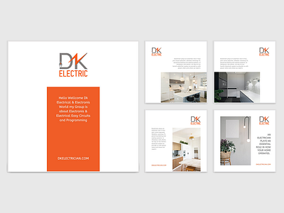 Social media post design for DK Electric