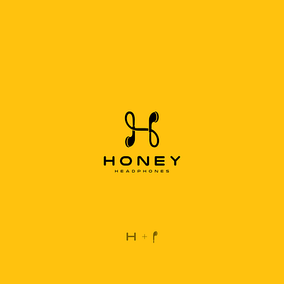Headphone Logo brand branding clean creative design graphic design headphone honey illustration logo logodesign logos minimalist ui vector