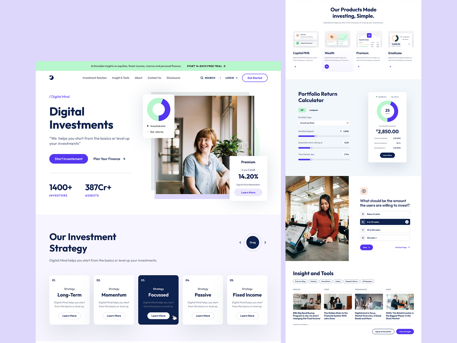 Website UI by Dstudio on Dribbble