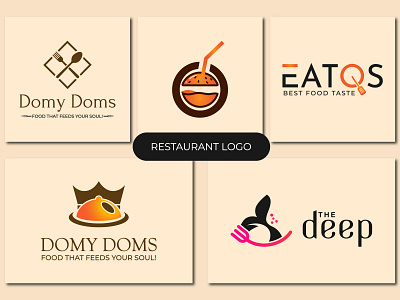 Restaurant Logo Folio brand designer logo logo designer logodesign restaurant restaurant instagram post restaurant logo