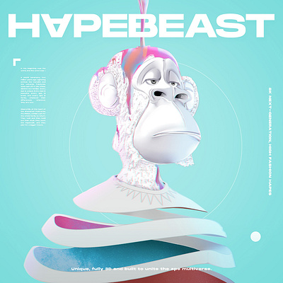 HAPEBEAST - PC & Mobile Web 3d animation branding design graphic design motion graphics typography ui ux