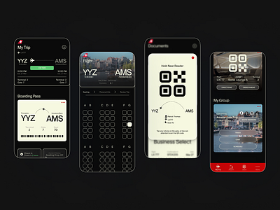 SWISS Air App airplane airport app flight mobile swiss swiss air travel ui ux