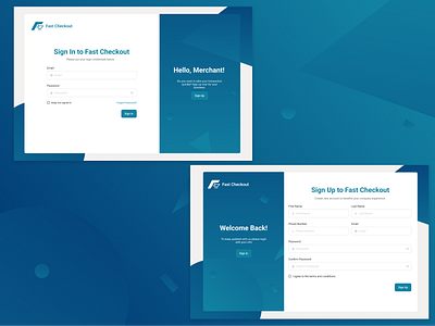 Fast Checkout Sign In and Sign Up Web Responsive Design animation app art branding design graphic design icon illustration illustrator logo logo design minimal mobile typography ui ui design ux vector web website