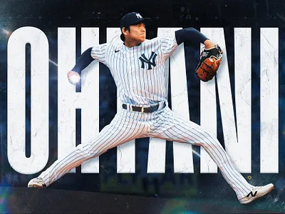 Shohei Ohtani | Yankees Jersey Swap baseball baseball design concept design japan jersey swap mlb new york nyc ohtani photoshop sports sports design yankees