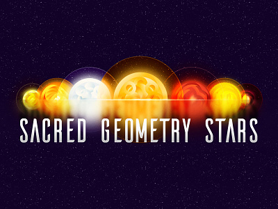 Sacred Geometry Stars Cover Project background blur cosmos cover dark skies geometric icons geometric stars geometry icon illusration space stars ui vivid