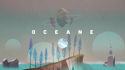 OCEANE character design environmental art game game design illustration ui