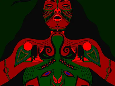 What in the name of DEVIL graphic design mandala