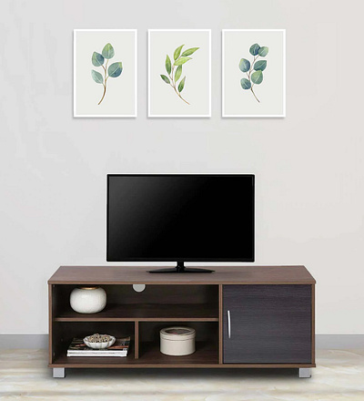 Erity TV Console for TVs up to 43"in Sonoma Oak Finish tv tables