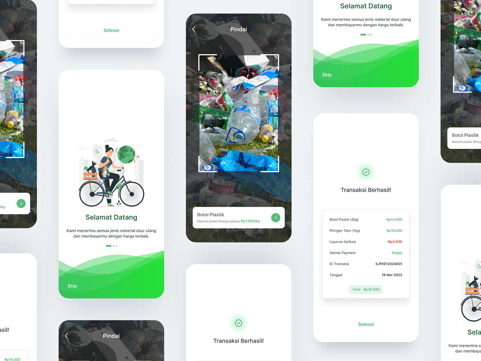 Recycle App by Dirga on Dribbble