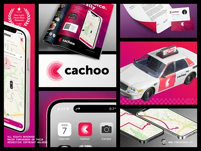 Cachoo Taxi Application — Random Grid app application brand book branding business card creative logo icon identity logo mobile ui product design startup ui ui design ui ux uidesign uiux user experience user interface uxui