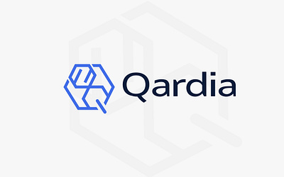 Qardia Logo design branding design graphic design icon logo logo design minimal typography ui ux web