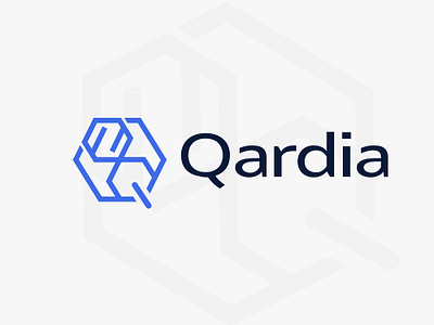 Qardia Logo design branding design graphic design icon logo logo design minimal typography ui ux web