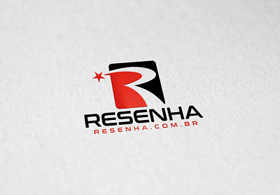 Resenha design logo r reviews star