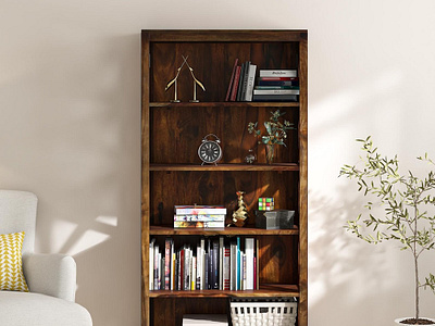 Get Upto 36% OFF on Kryss Sheesham Wood Book Shelf bookrack