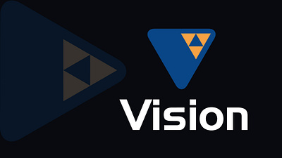 VISION LOGO DESIGN app branding design graphic design illustration logo logo design minimal typography ui ux vector website