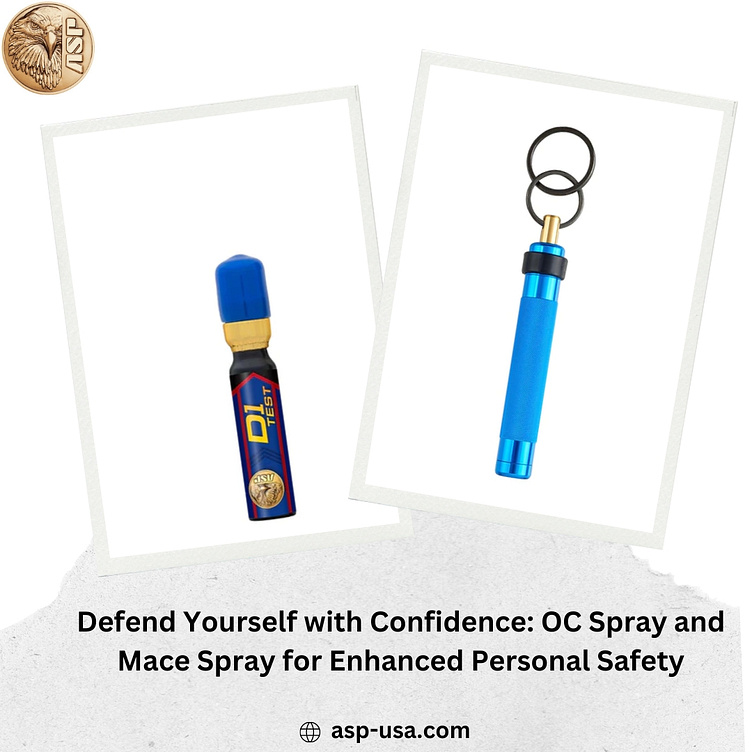 Defend Yourself with Confidence OC Spray and Mace Spray by ASP USA on