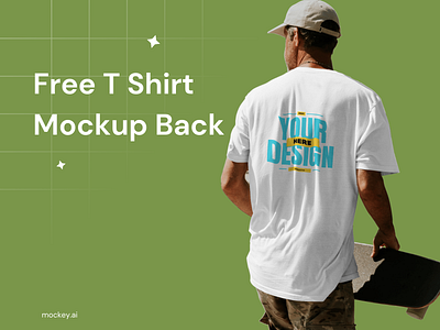 Free T-shirt Mockup Back design free mockup freebie freebies graphic design illustration logo mockup mockups