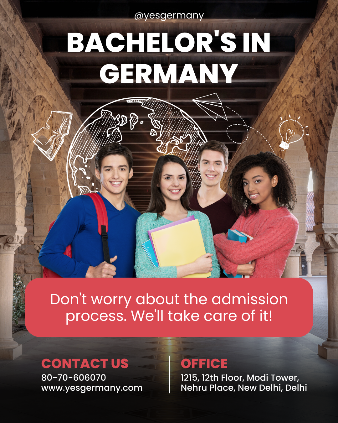 Study Your Bachelors In Germany By Ravi Singh On Dribbble