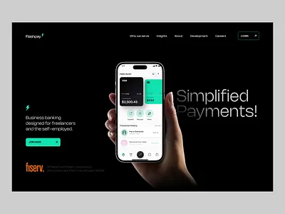 Fintech landing page design app bank banking banking website card credit debit design digital finance fintech fintech website landing page payment solution transaction ui user interface ux web development