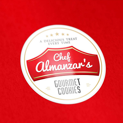 Chef Almanzar's | Logo & Packaging Design book box branding chef cookies delicious design graphic design illustration logo packaging